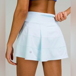 Lululemon Pace Rival Mid-Rise Skirt Powder Blue